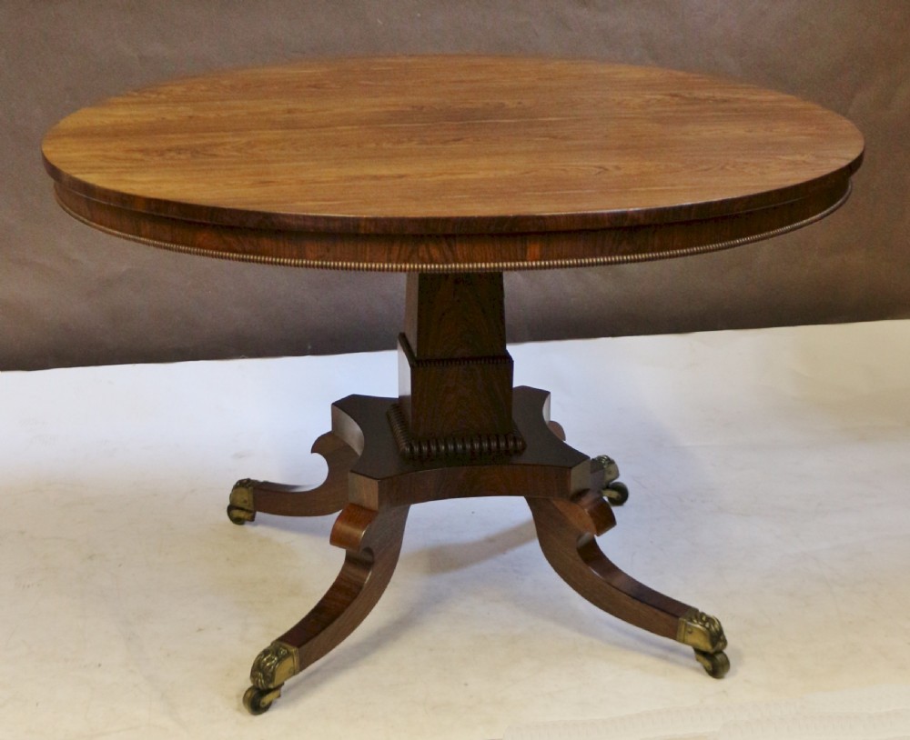 Regency Rosewood Circular Centre Table View II