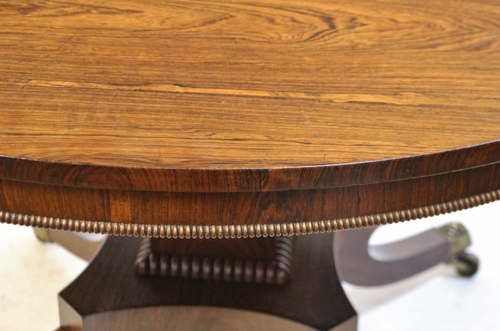 Regency Rosewood Circular Centre Table View VI