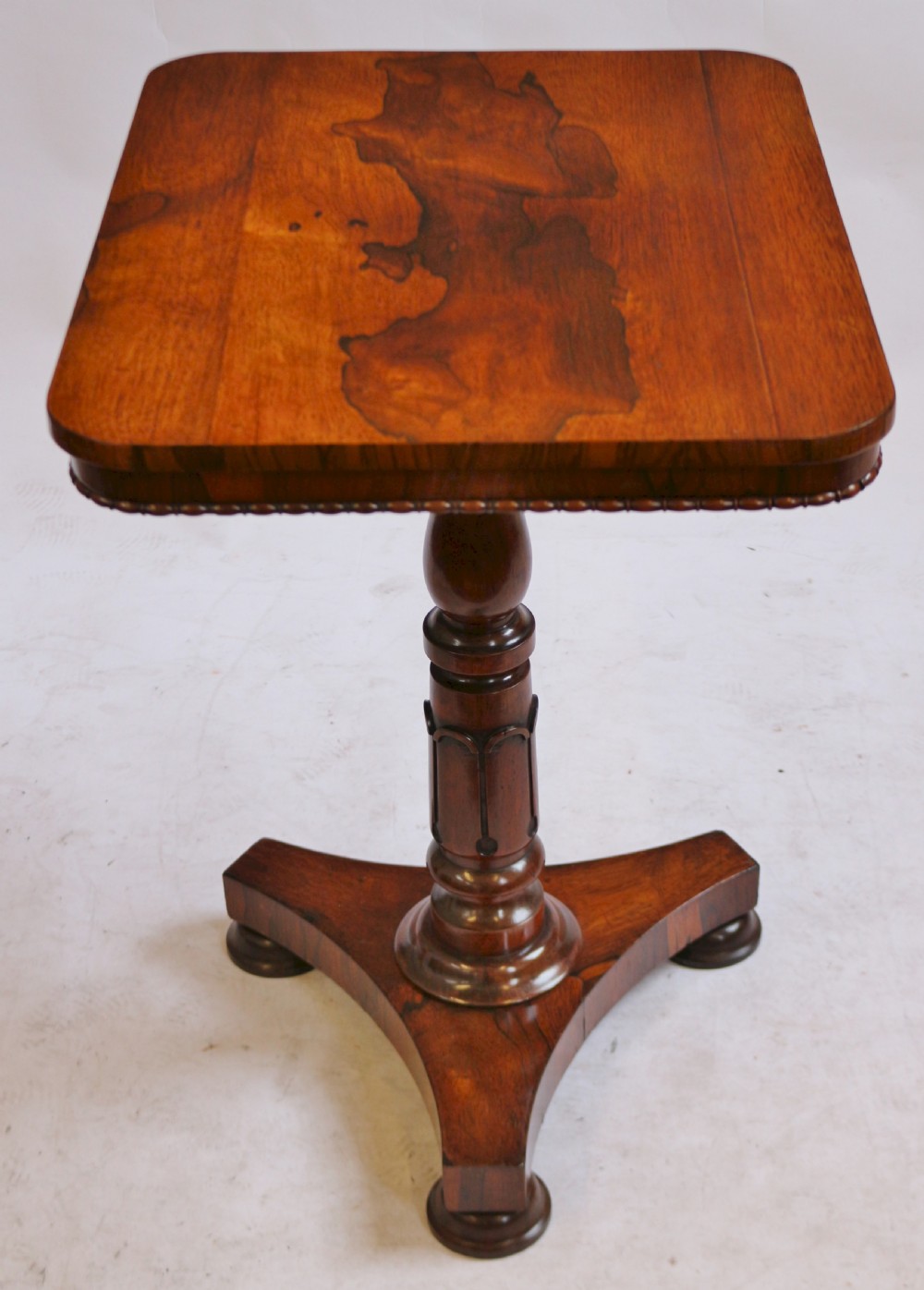 William !V Rosewood Oblong Pedestal Wine Table View III
