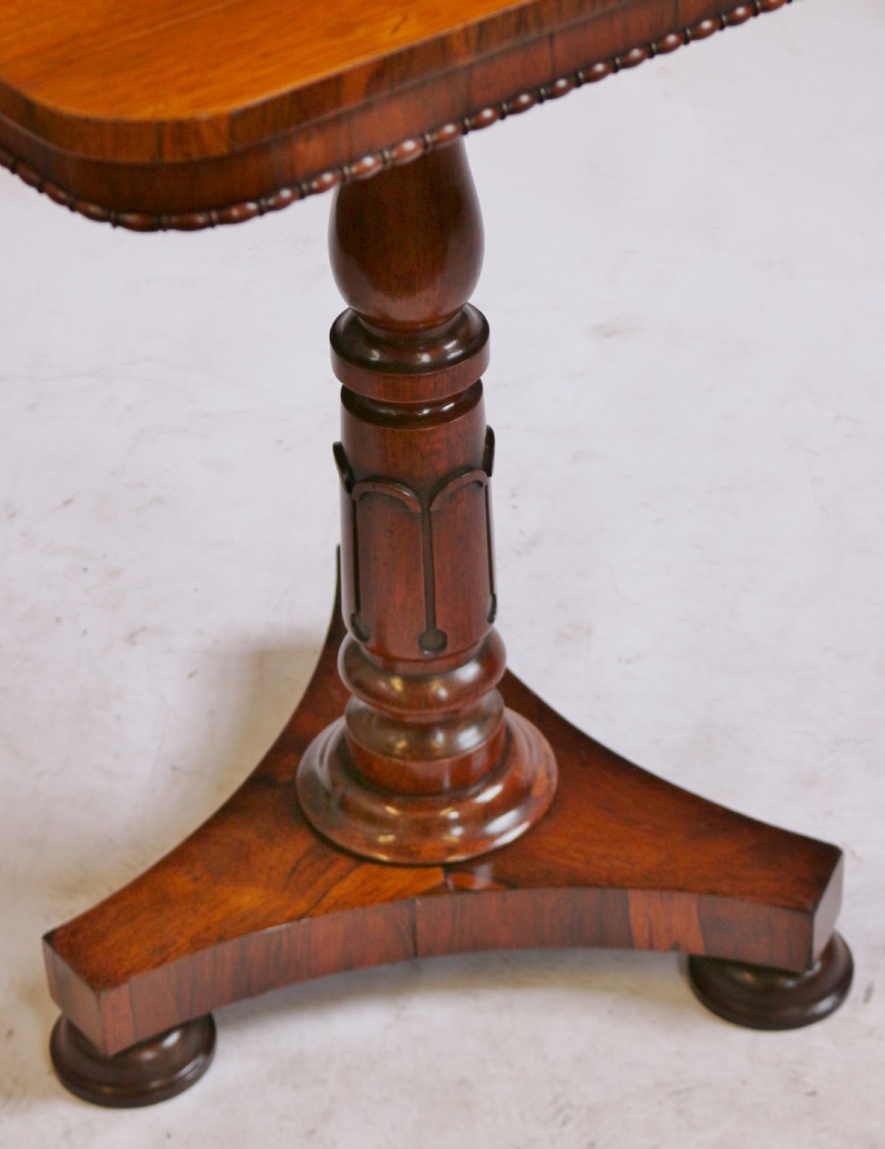 William !V Rosewood Oblong Pedestal Wine Table View V