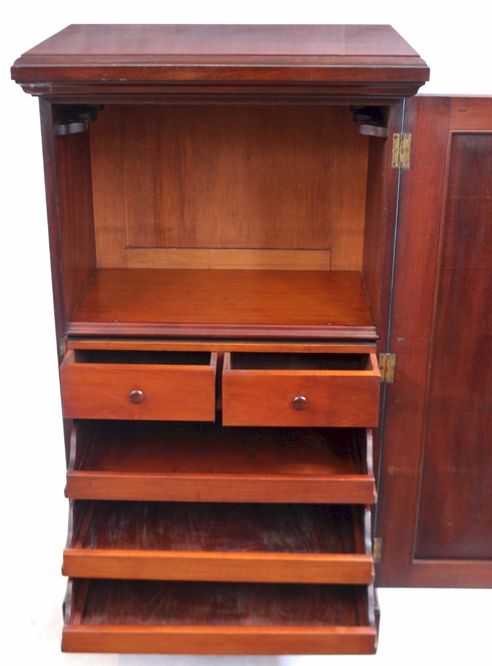 Victorian Mahogany Single Door Cupboard by Holland & Sons. View VI