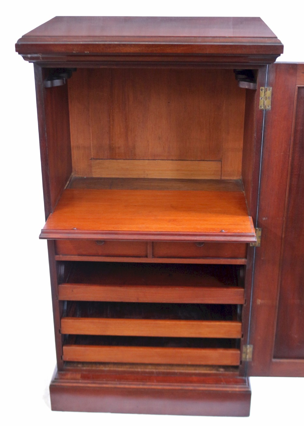 Victorian Mahogany Single Door Cupboard by Holland & Sons. View VII