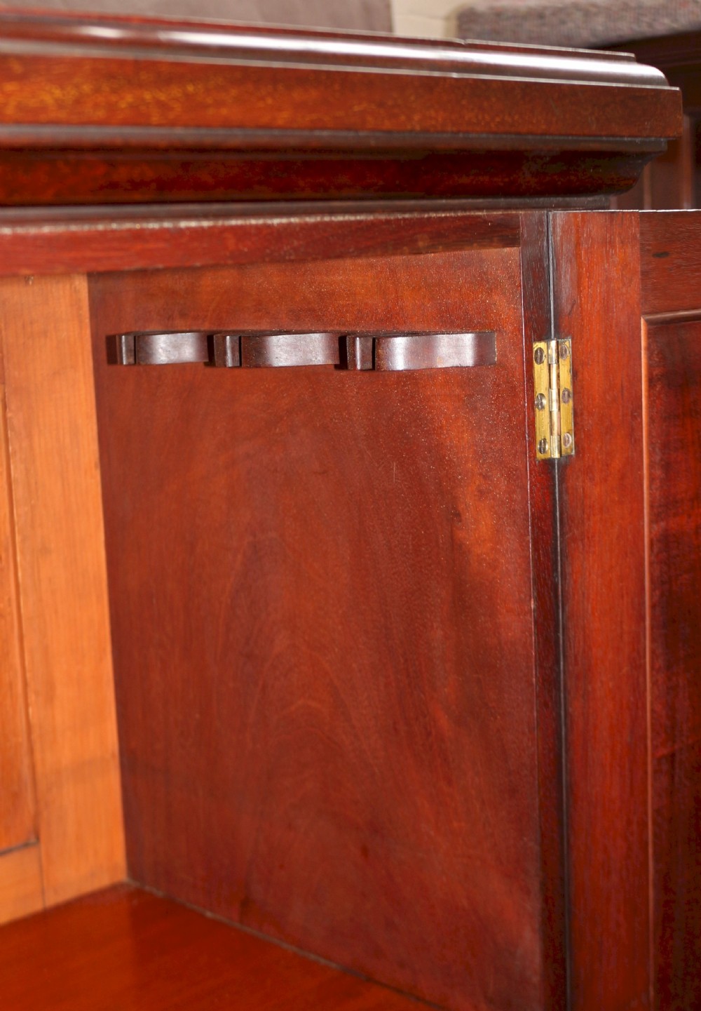 Victorian Mahogany Single Door Cupboard by Holland & Sons. View VIII