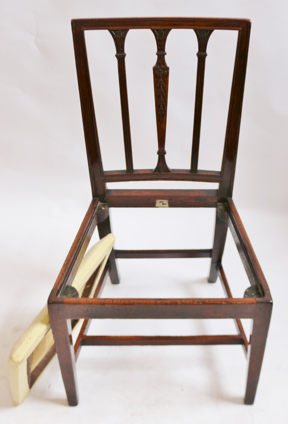 George 111 Mahogany Set of 8 'Hepplewhite' Single Chairs View V
