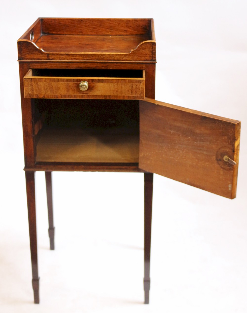 Fine George 111 Mahogany Bedside Cupboard View III
