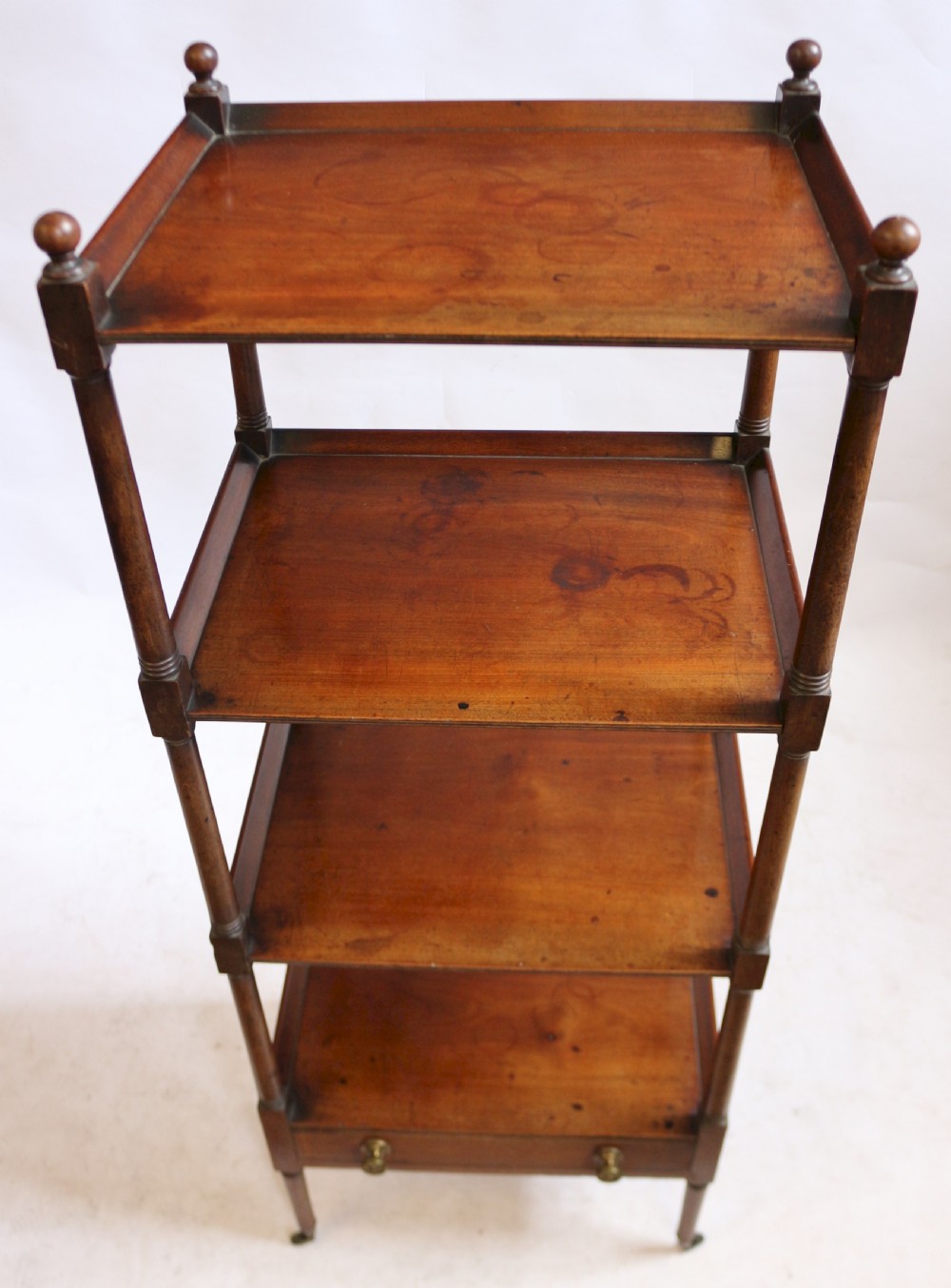 George 111 Mahogany 4 Tier Whatnot View VII