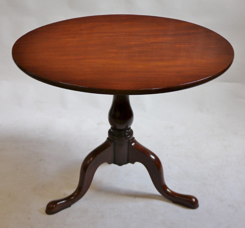 George111 Mahogany Round Tilt Top Wine Table View II