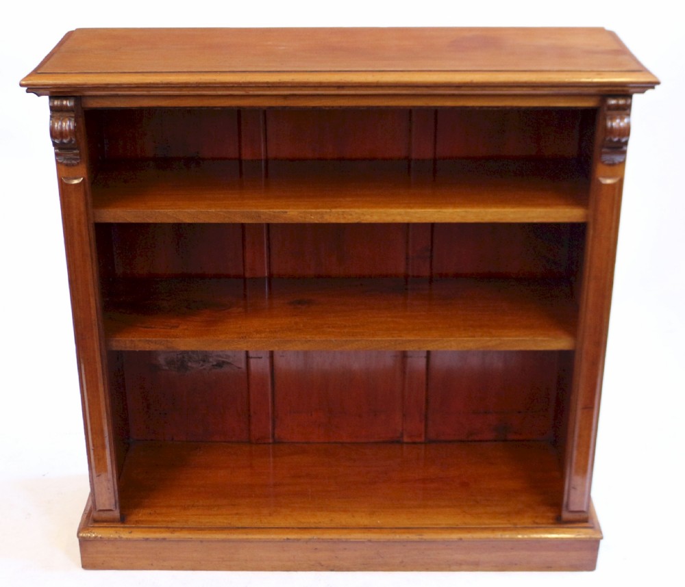 Victorian Mahogany Open Bookcase