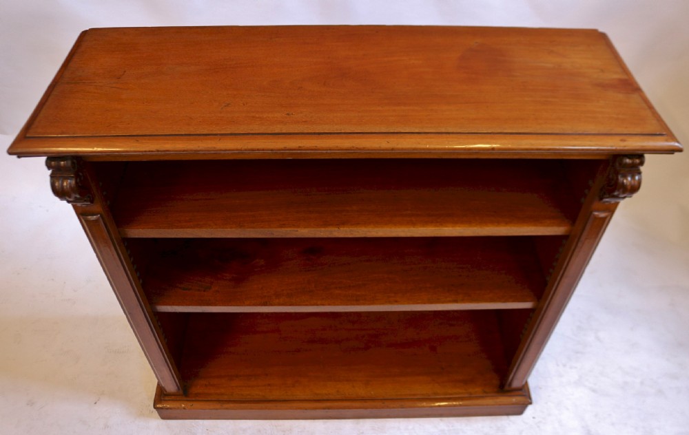 Victorian Mahogany Open Bookcase View IV