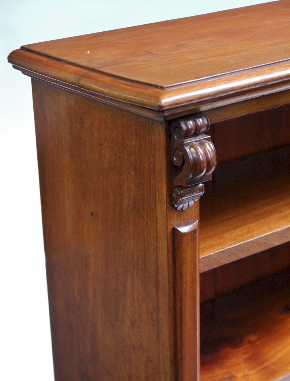 Victorian Mahogany Open Bookcase View V