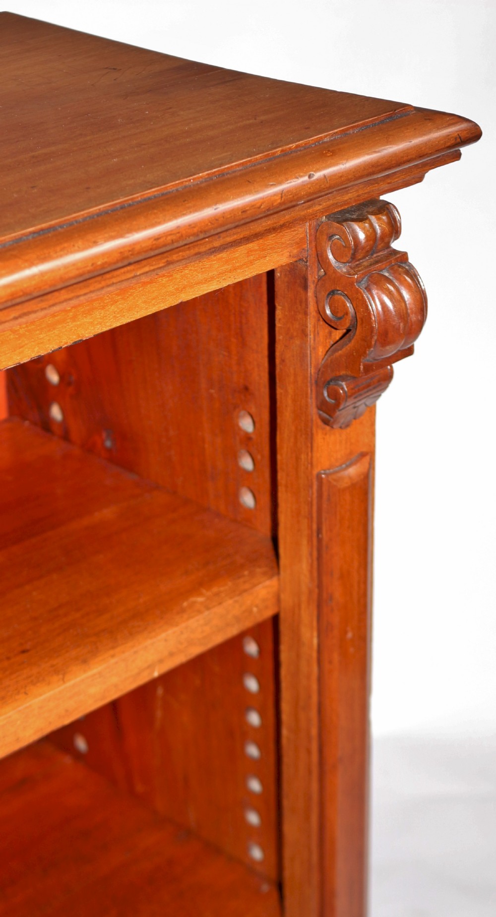 Victorian Mahogany Open Bookcase View VI