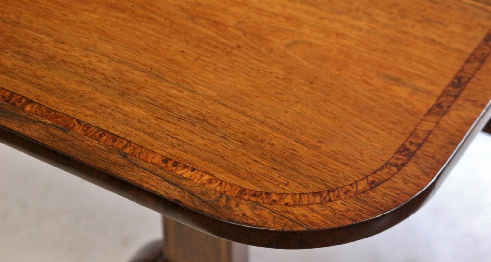 Regency Rosewood End Support Sofa Table View V
