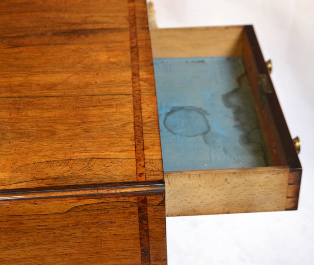 Regency Rosewood End Support Sofa Table View VII