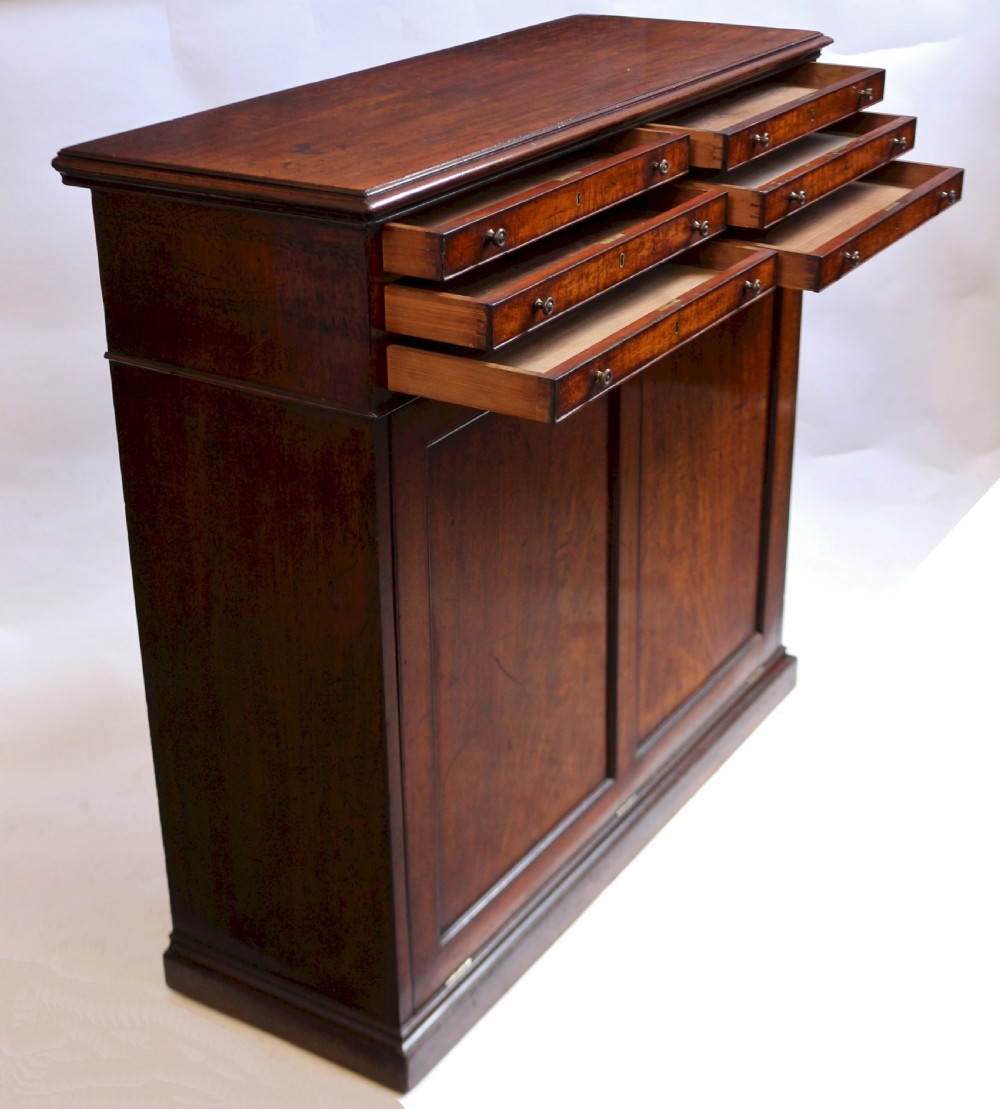 George 1V Mahogany Portfolio Cupboard View VI