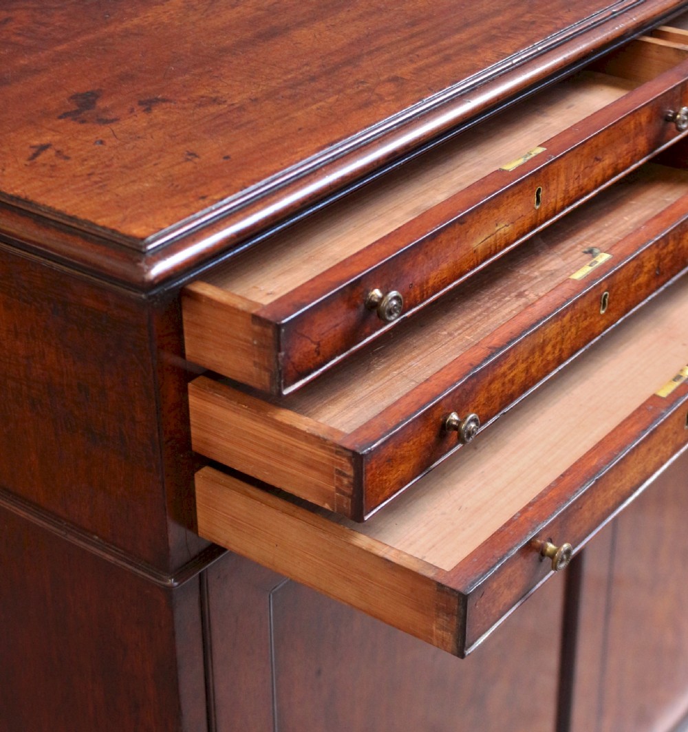 George 1V Mahogany Portfolio Cupboard View VII
