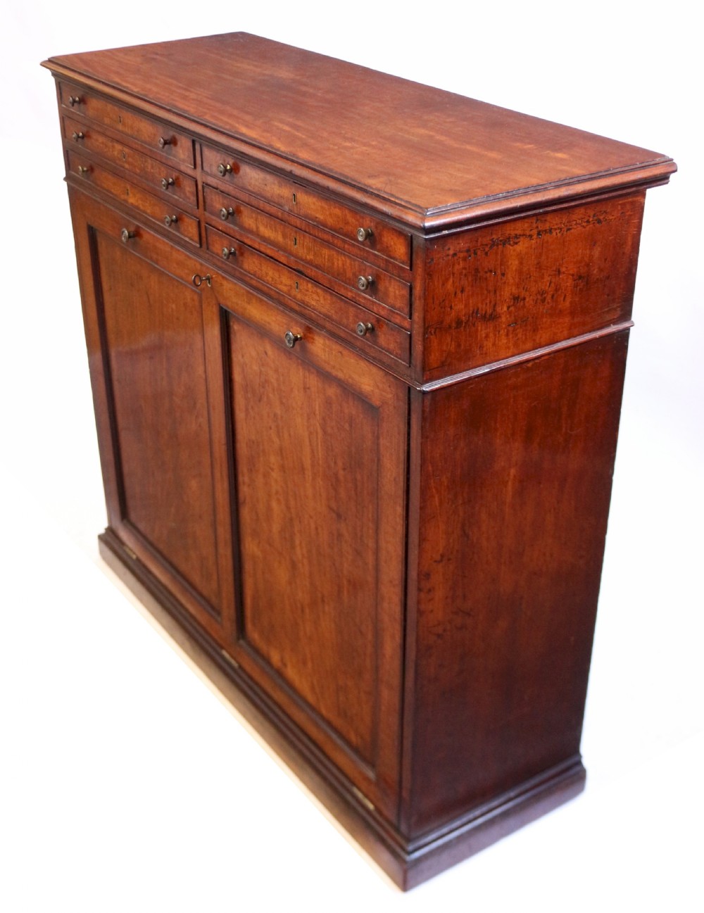 George 1V Mahogany Portfolio Cupboard View VIII
