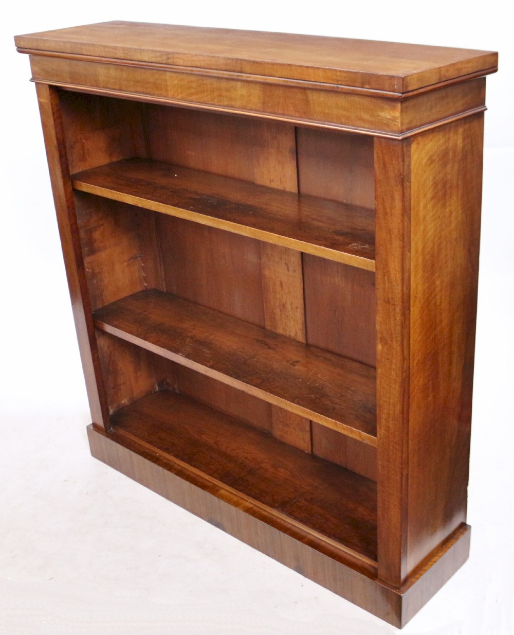 Victorian Walnut Dwarf Open Bookcase View II