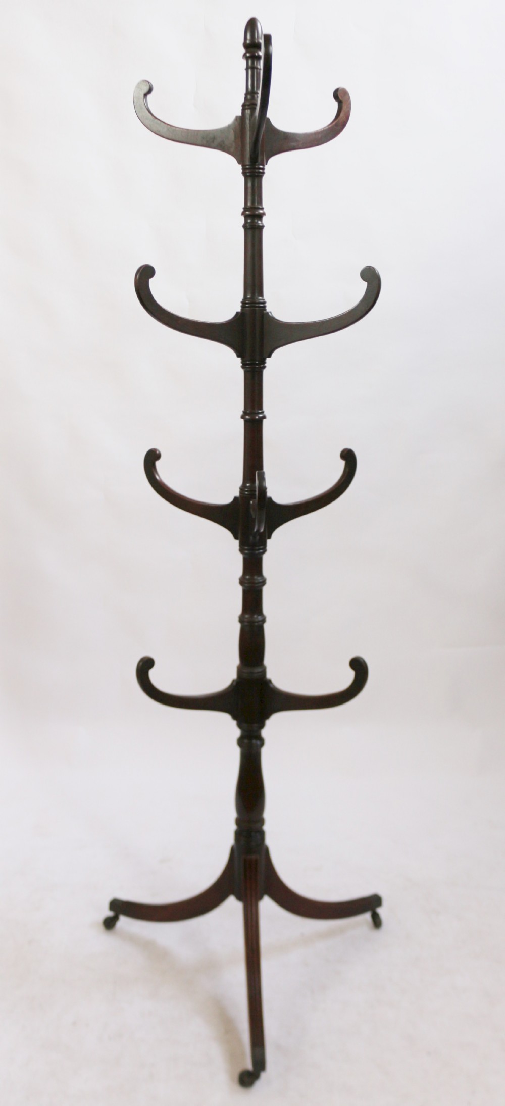 Fine Regency Mahogany Hat Stand.