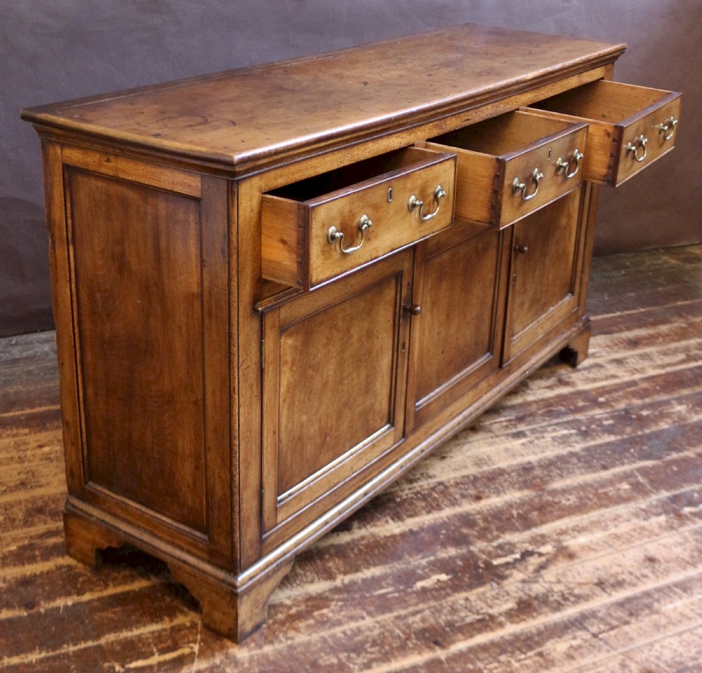 19C Fruitwood Dresser Base View IV