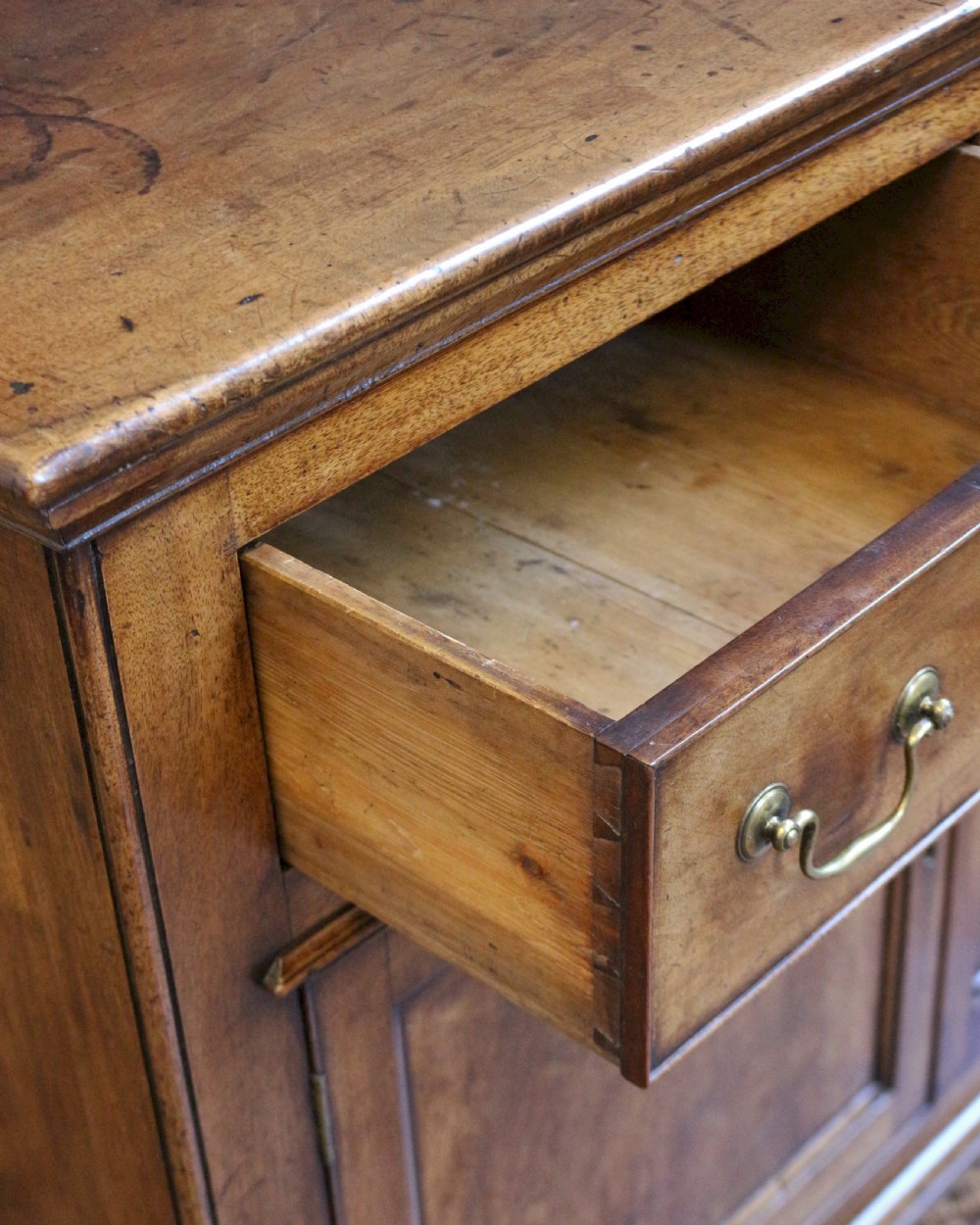 19C Fruitwood Dresser Base View VII
