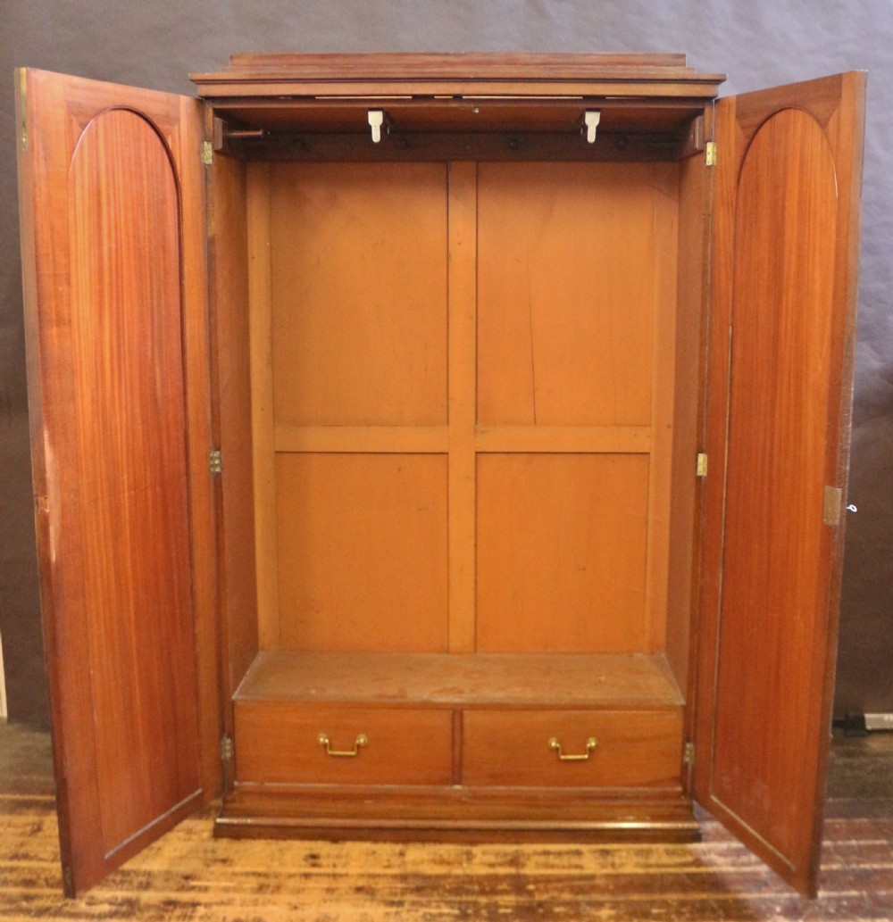 Early 19C Mahogany 2 Door Wardrobe View II