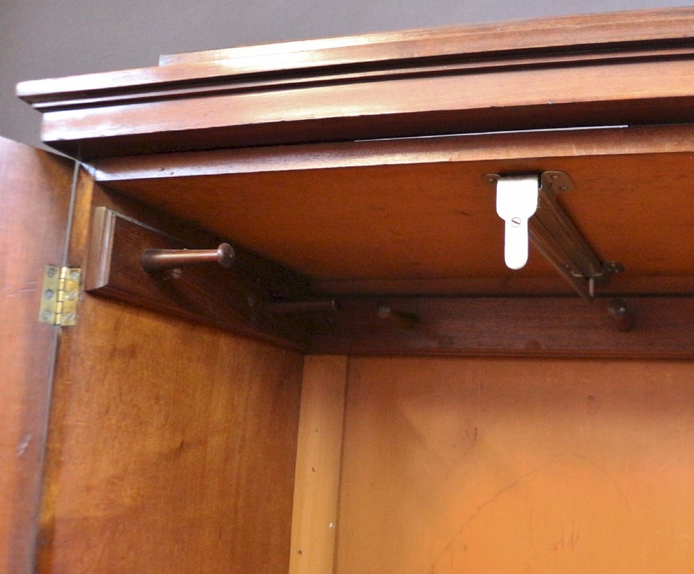 Early 19C Mahogany 2 Door Wardrobe View V