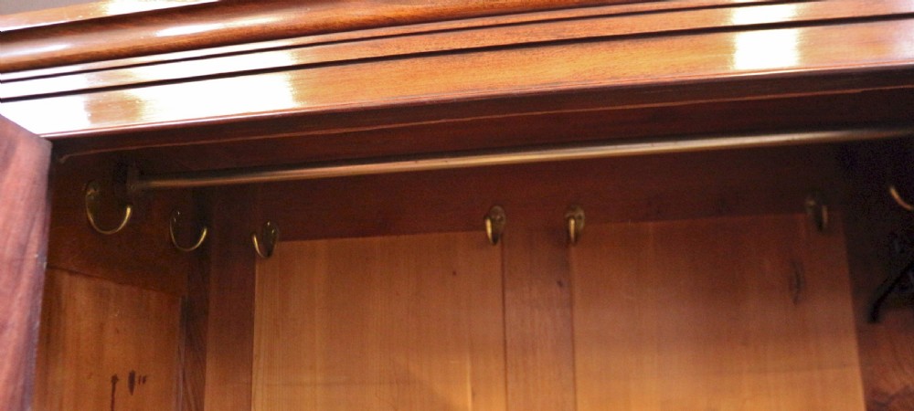 19C Mahogany 1 Door Hall Cupboard View V