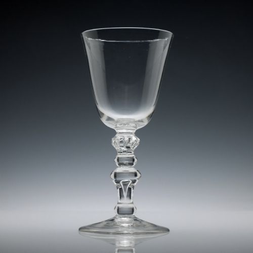 Rare 18th Century Baluster Stem Goblet C1730