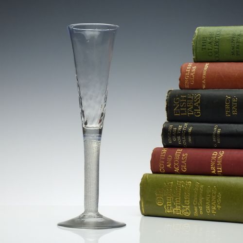 Rare Antique Georgian Air Twist Ratafia Glass C1760 (Over 8 Inches Tall)