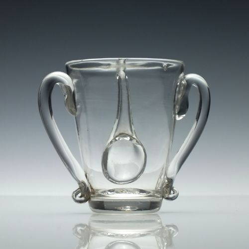 fig 1. 18th Century Glass Posset Pot c1770