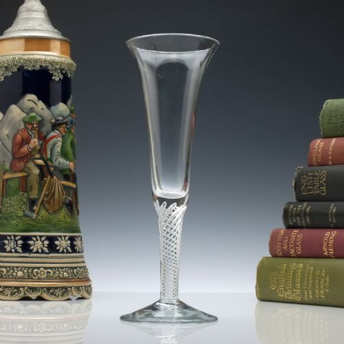18th Century Georgian Air Twist Ale Glass C1750 - Over 9 Inches Tall