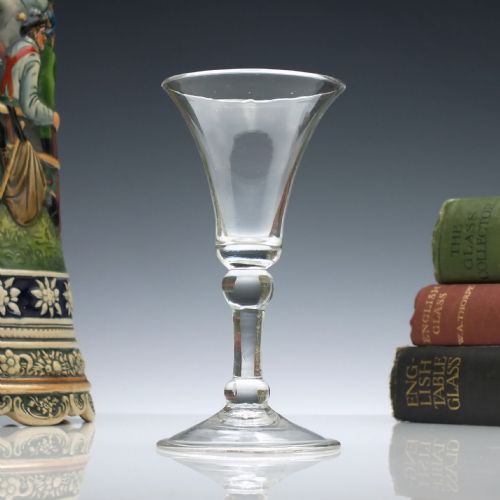 Georgian Balustroid Wine Glass C1740