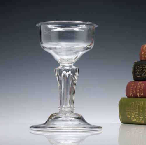 18th Century Pedestal Stem Sweetmeat Glass C1760