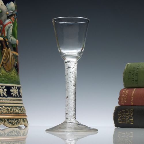 Georgian Double Series Air Twist Wine Glass C1750