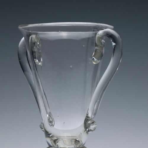 fig 1. Rare Twin Handled Georgian Jelly Glass c1770