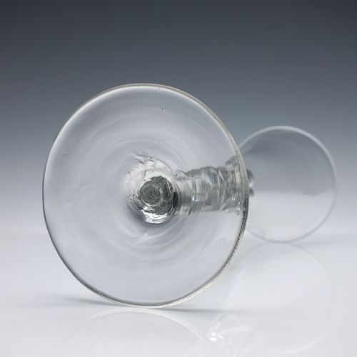GEORGIAN FACET CUT CHAMPAGNE GLASS C1780 - ADDITIONAL PHOTO 8