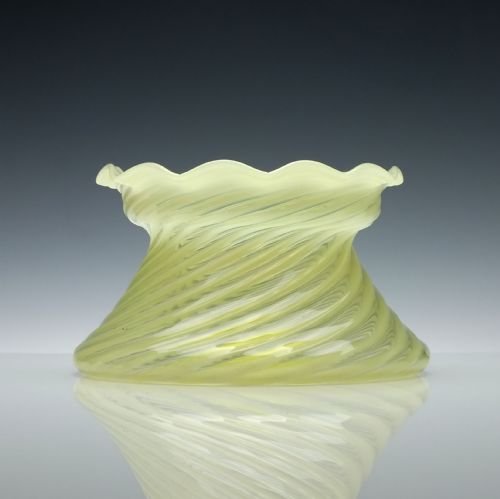 19th Century Victorian John Walsh Glass Vase C1895
