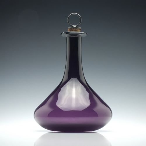 19th Century Amethyst Glass Mell Decanter C1850