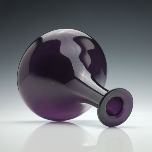 fig 1. 19th Century Amethyst Glass Mell Decanter c1850