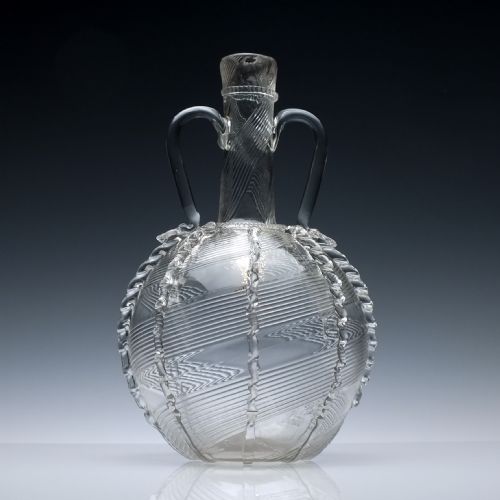 VINTAGE DUTCH RENAISSANCE REVIVAL GLASS CLARET JUG C1935 - ADDITIONAL PHOTO 1
