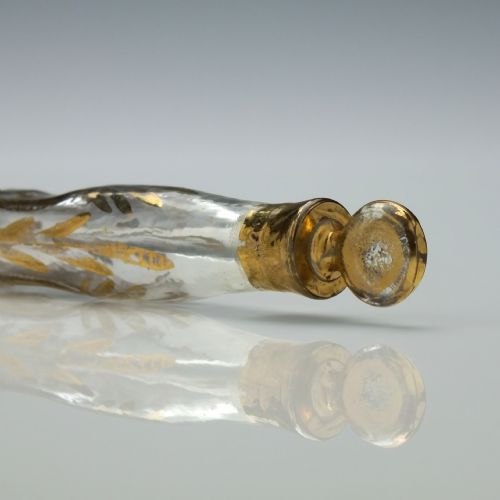 GILDED 19TH CENTURY PERFUME BOTTLE C1860 - ADDITIONAL PHOTO 5