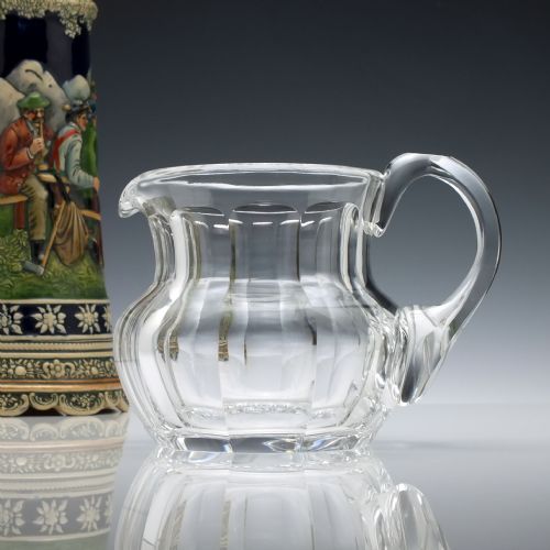 19th century victorian cut glass water jug c1860 - CATEGORY: ANTIQUE GLASS - DATED VICTORIAN
