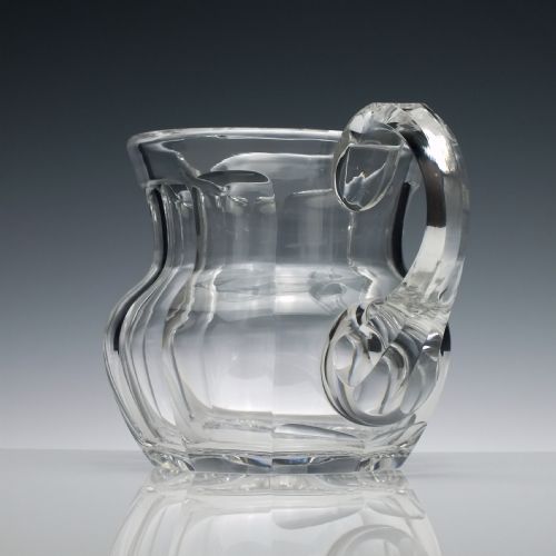 19TH CENTURY VICTORIAN CUT GLASS WATER JUG C1860 - ADDITIONAL PHOTO 2