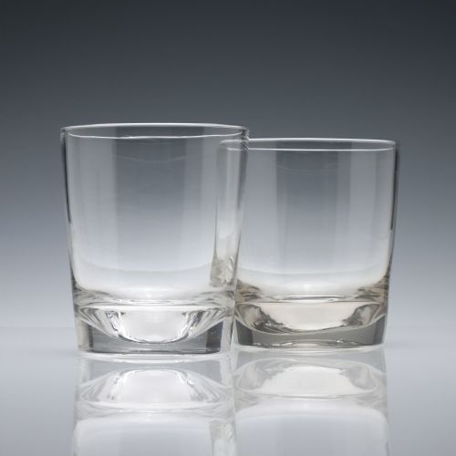 pair of 19th century glass tumblers c1870 - CATEGORY: ANTIQUE GLASS - DATED 19TH CENTURY