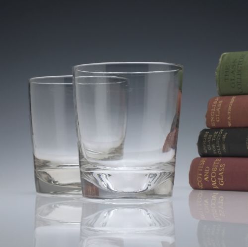 PAIR OF 19TH CENTURY GLASS TUMBLERS C1870 - ADDITIONAL PHOTO 1