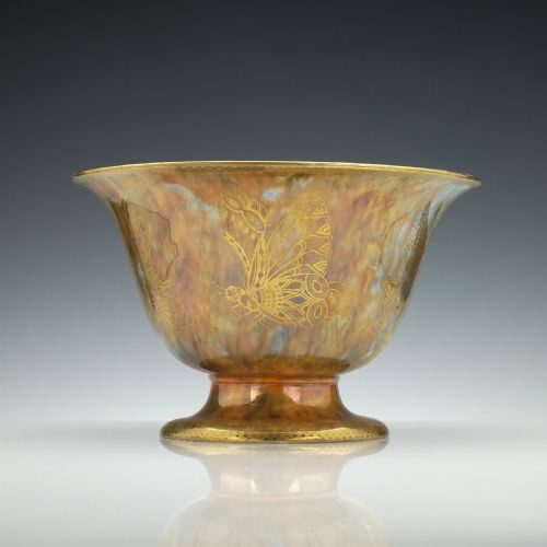 WEDGWOOD BUTTERFLY PATTERN LUSTRE BOWL C1920 - ADDITIONAL PHOTO 2