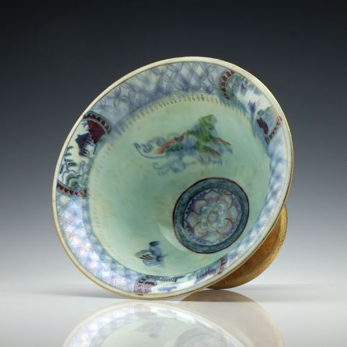 WEDGWOOD BUTTERFLY PATTERN LUSTRE BOWL C1920 - ADDITIONAL PHOTO 7