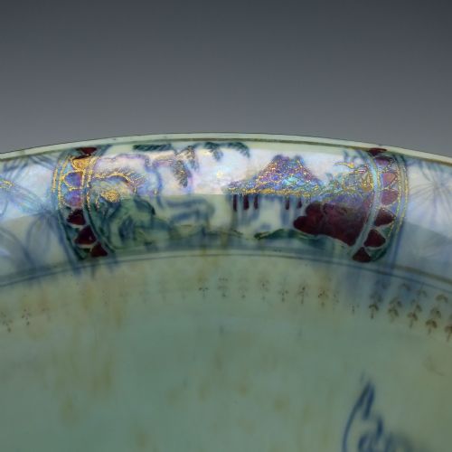 WEDGWOOD BUTTERFLY PATTERN LUSTRE BOWL C1920 - ADDITIONAL PHOTO 10