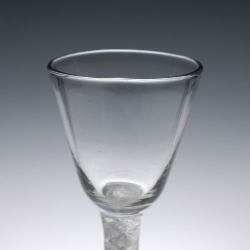 GEORGIAN DOUBLE SERIES AIR TWIST WINE GLASS C1750 - ADDITIONAL PHOTO 2