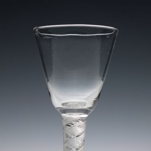 GEORGIAN DOUBLE SERIES AIR TWIST WINE GLASS C1750 - ADDITIONAL PHOTO 3
